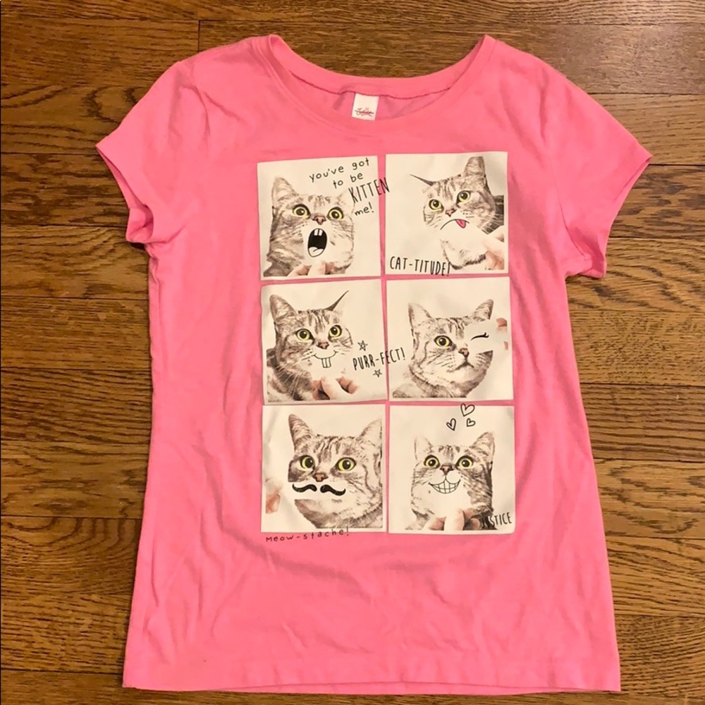 Justice kitty t-shirt